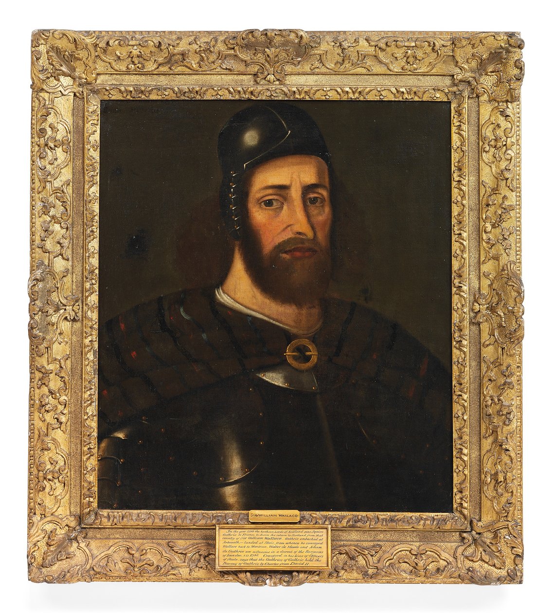 Porträtt av William Wallace, ca 1700 av Scottish School
