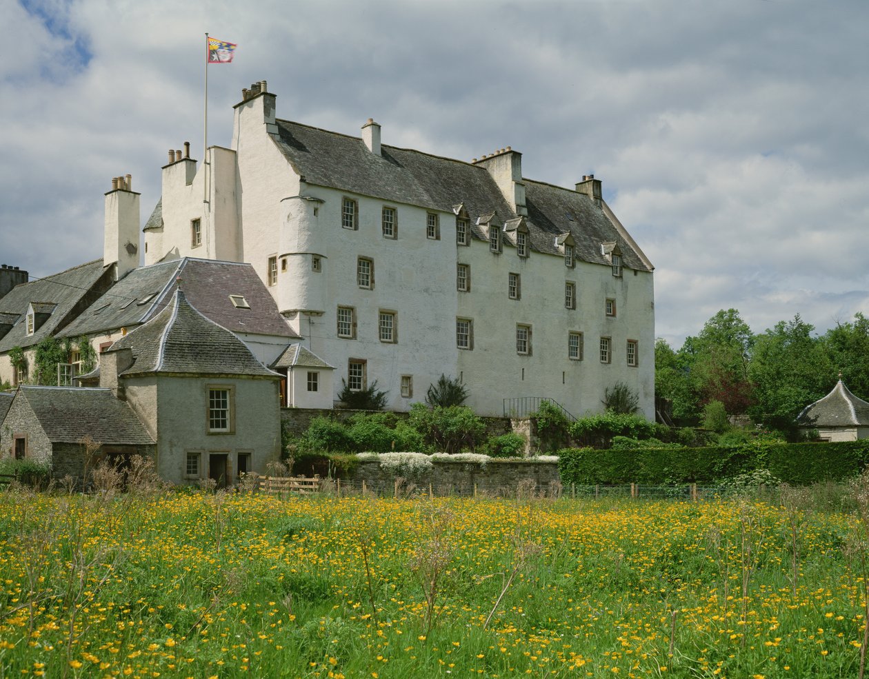 Utsikt över Traquair House av Scottish School