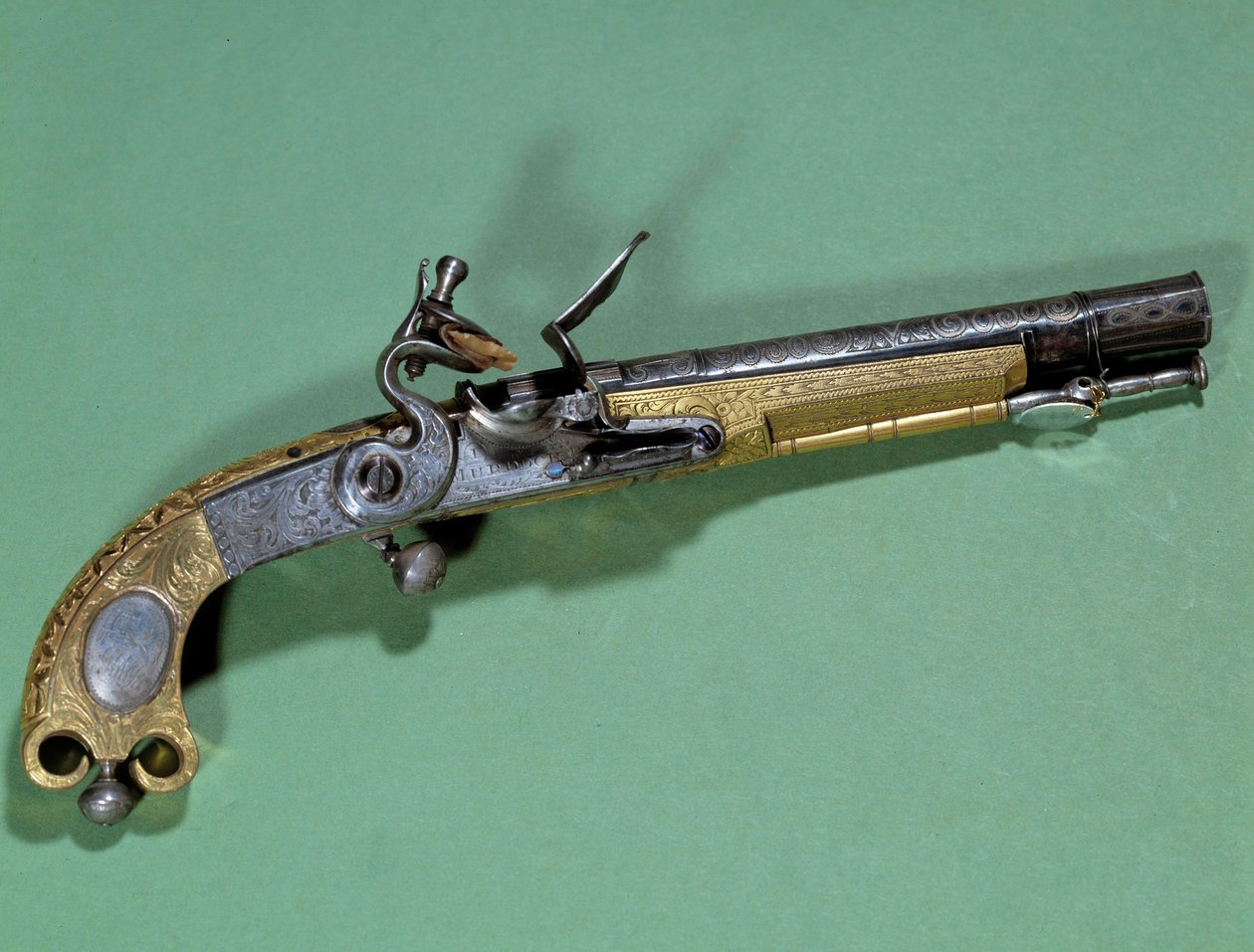 Vapen: flintpistol av Joachim Murat av Scottish School