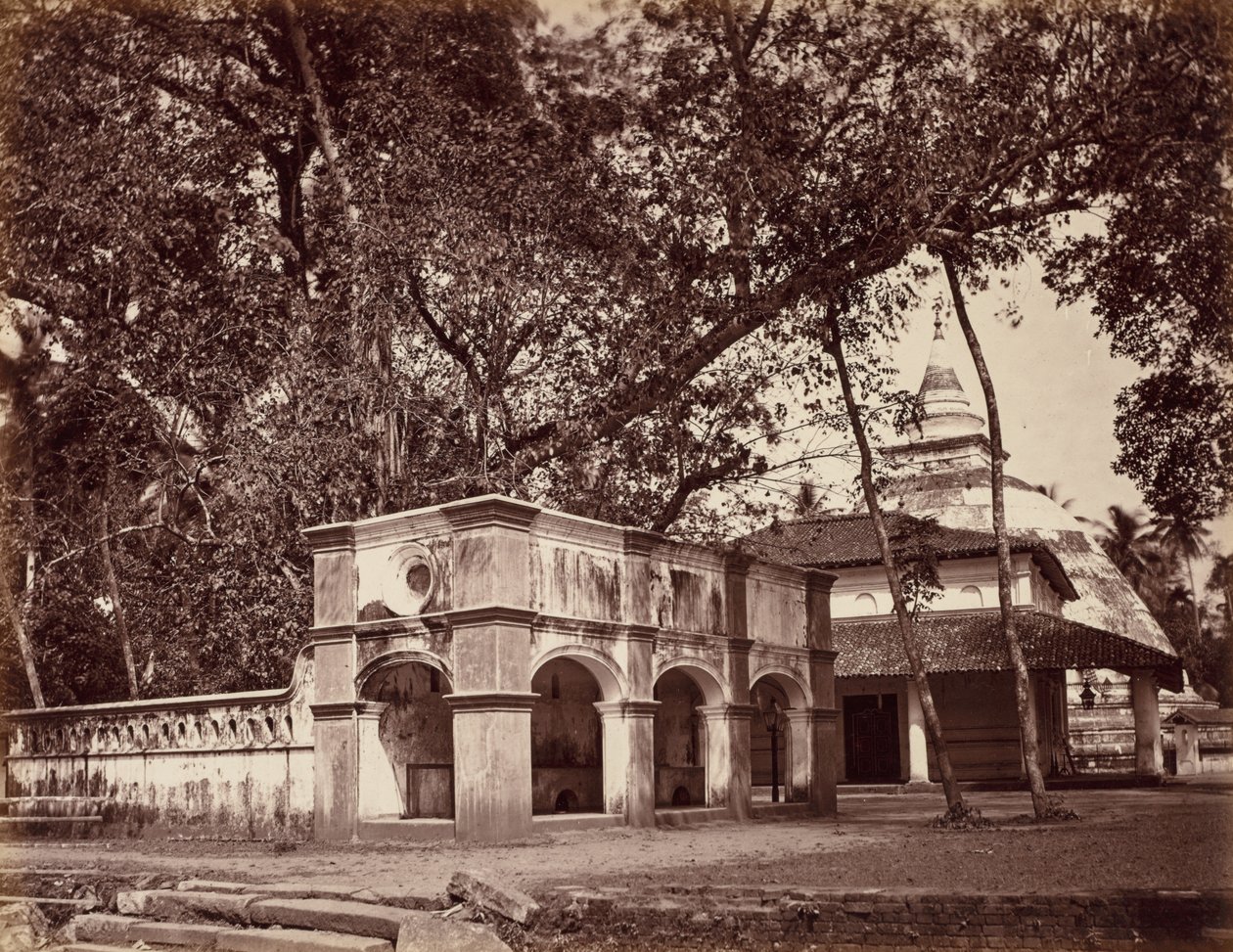 Buddhistiskt tempel, koloni av Scowen and Co.