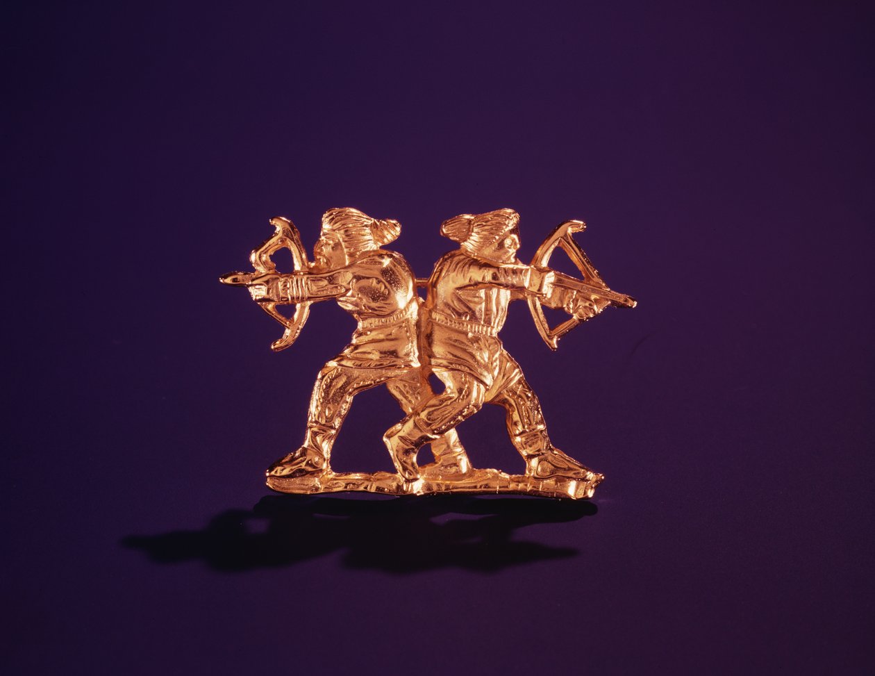 Två bågskyttar (guld) av Scythian