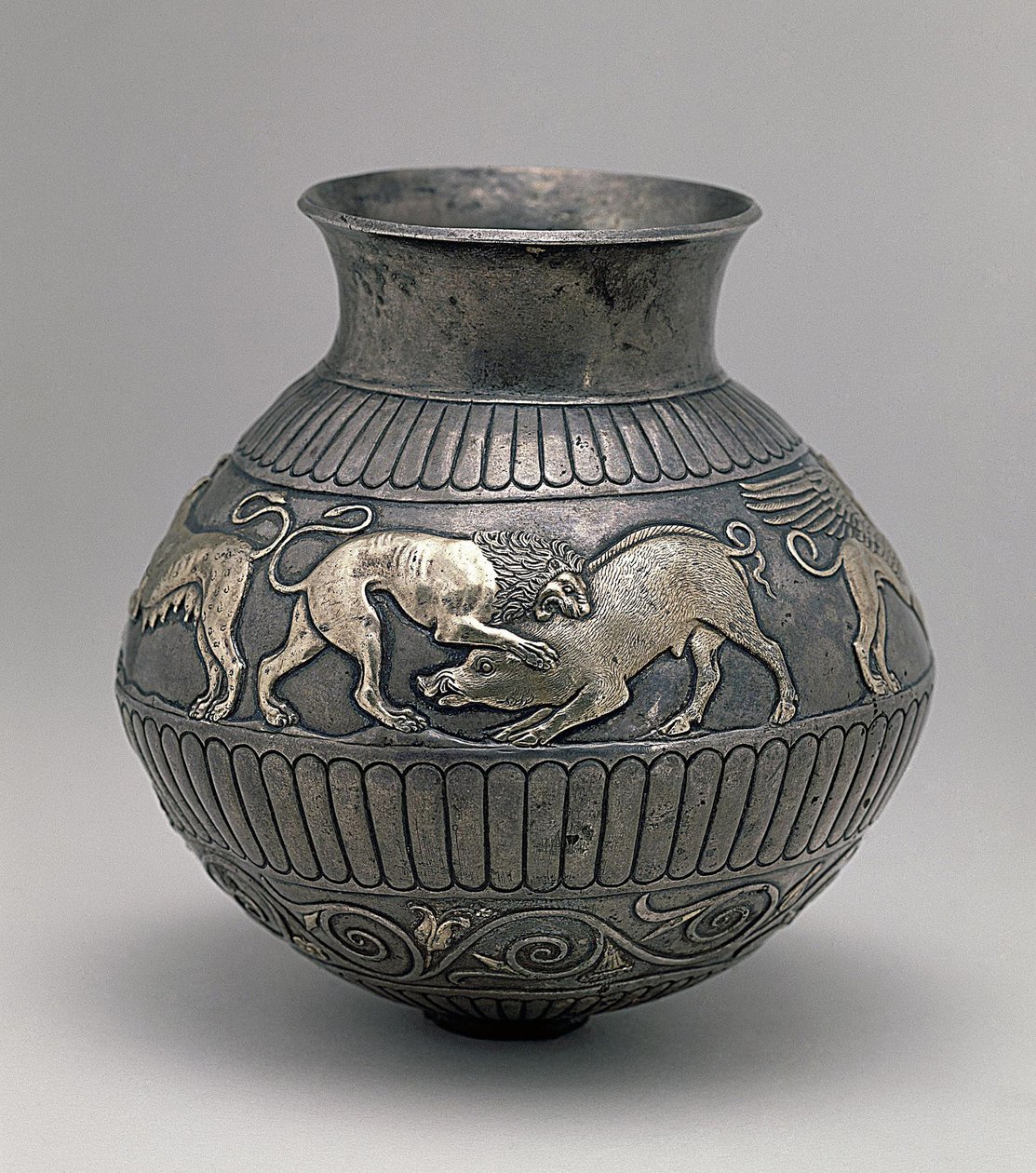 Fartyg, Kul-Oba Kurgan (silver) av Scythian