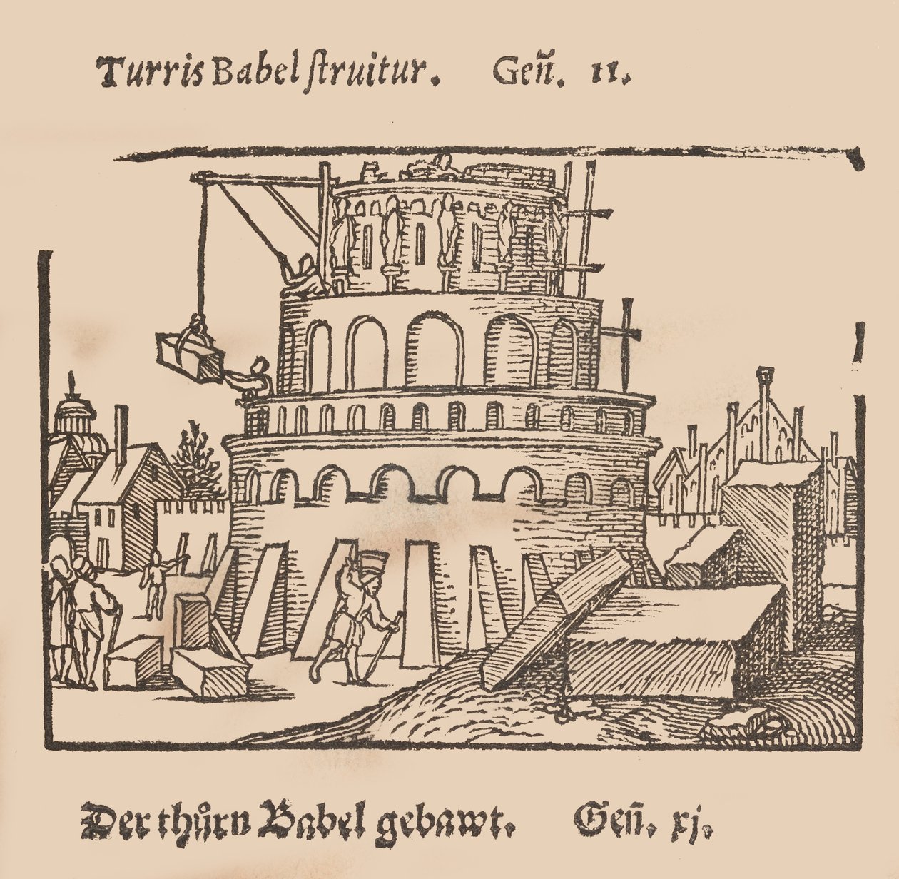 Bibliska historier, illustrerade med de flesta konstnärliga bilder av Sebald Behem Painter ..., ca. 1540 av Sebald Beham