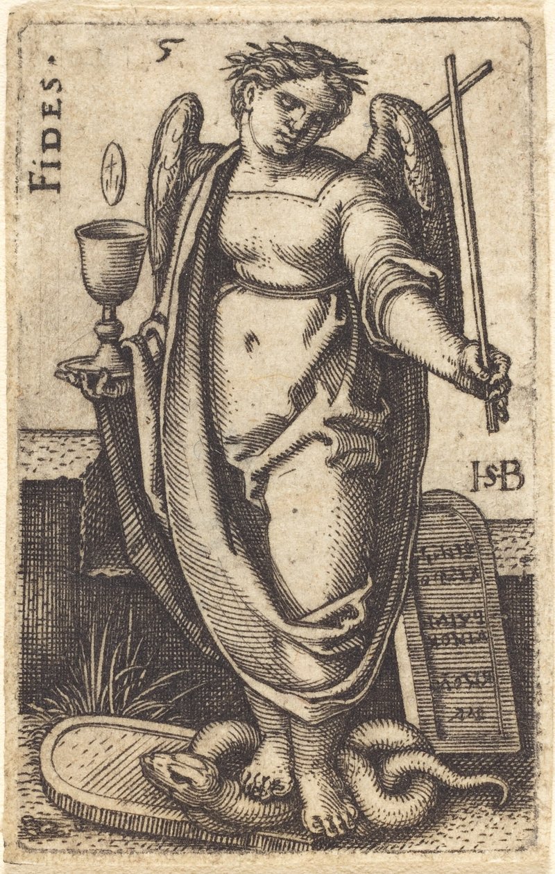Fides av Sebald Beham