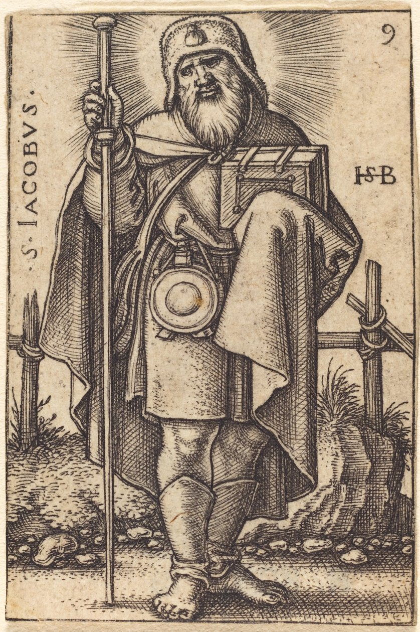 Jacobus den äldre av Sebald Beham
