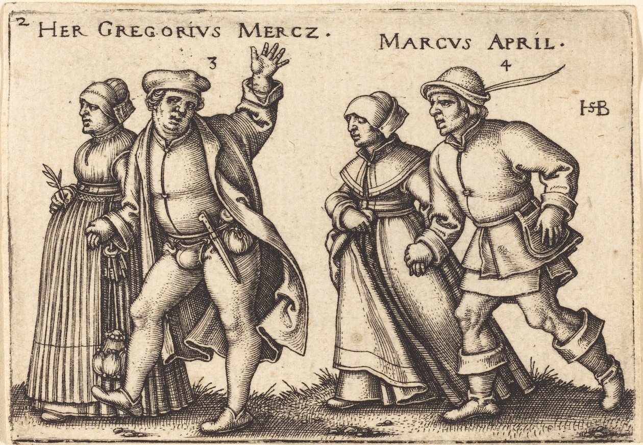 mars och april av Sebald Beham