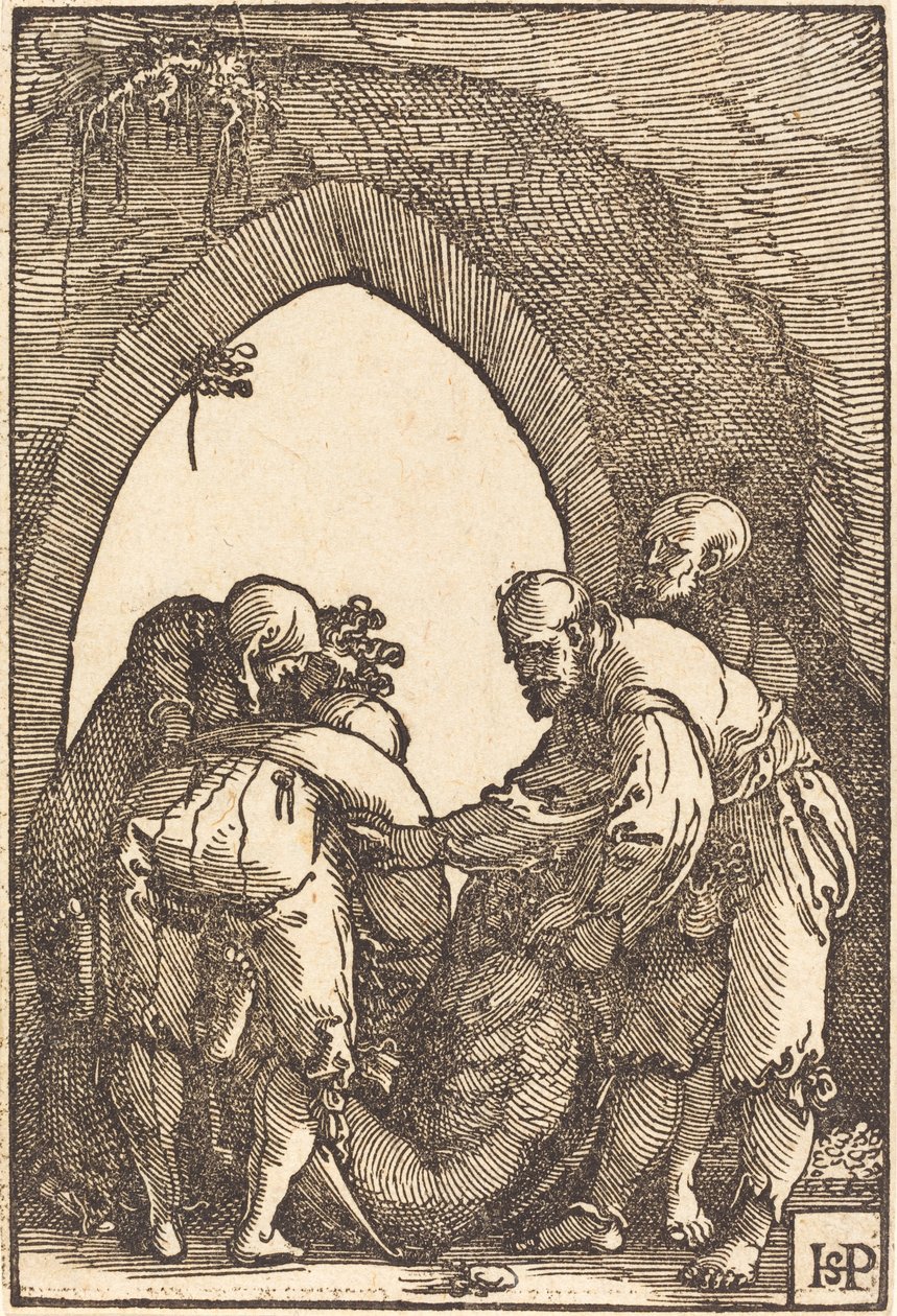 Gravläggningen av Sebald Beham