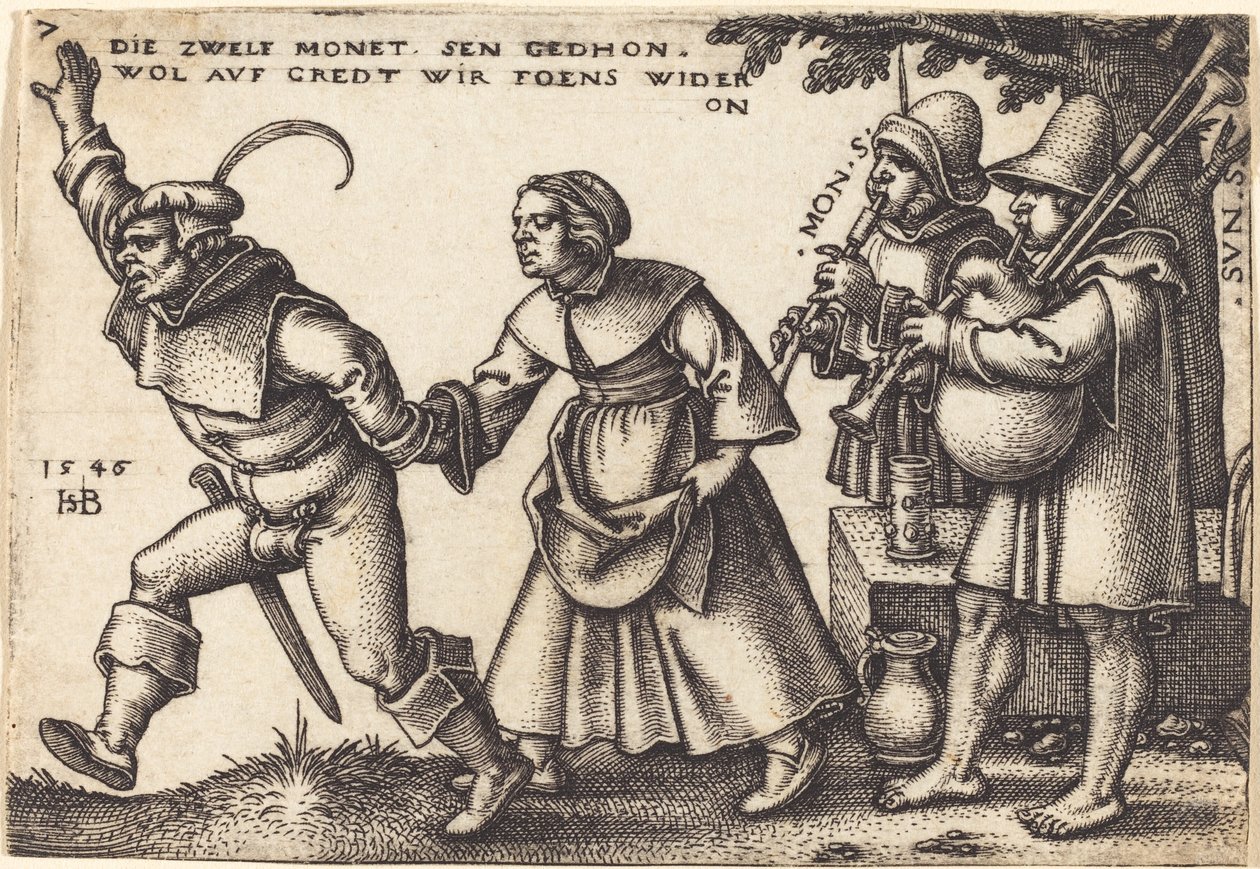 Årets slut av Sebald Beham