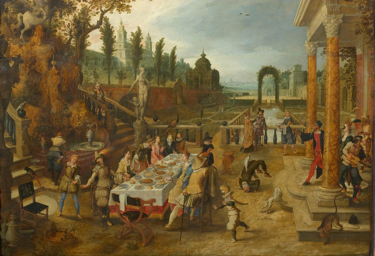 Country Party, c. 1615-1620. av Sebastiaen Vrancx