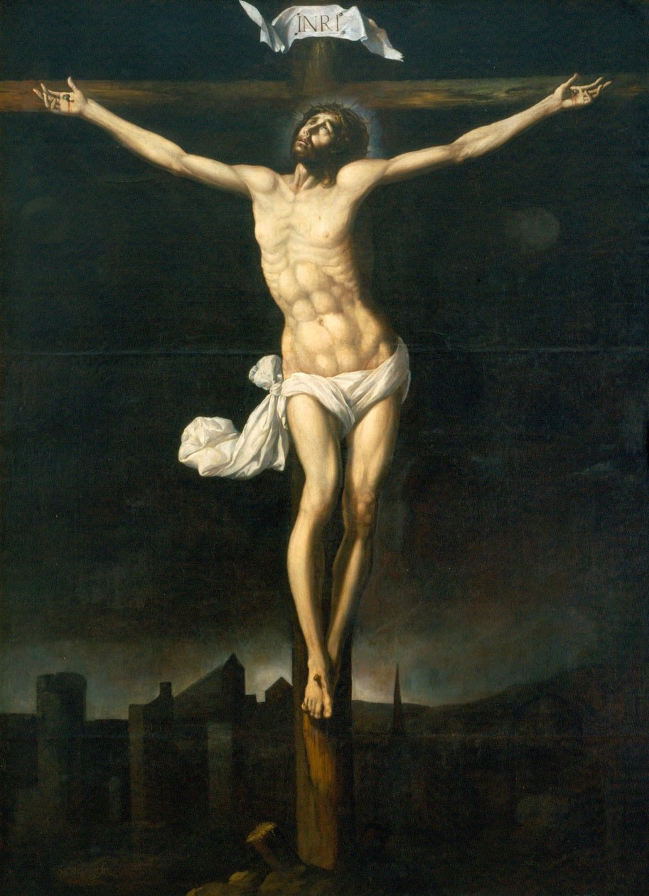 Christ on the Cross av Sebastian Lopez de Arteaga