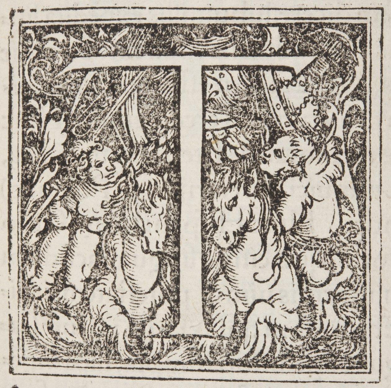 Cosmographia, detalj i förordet, 1544 av Sebastian Munster