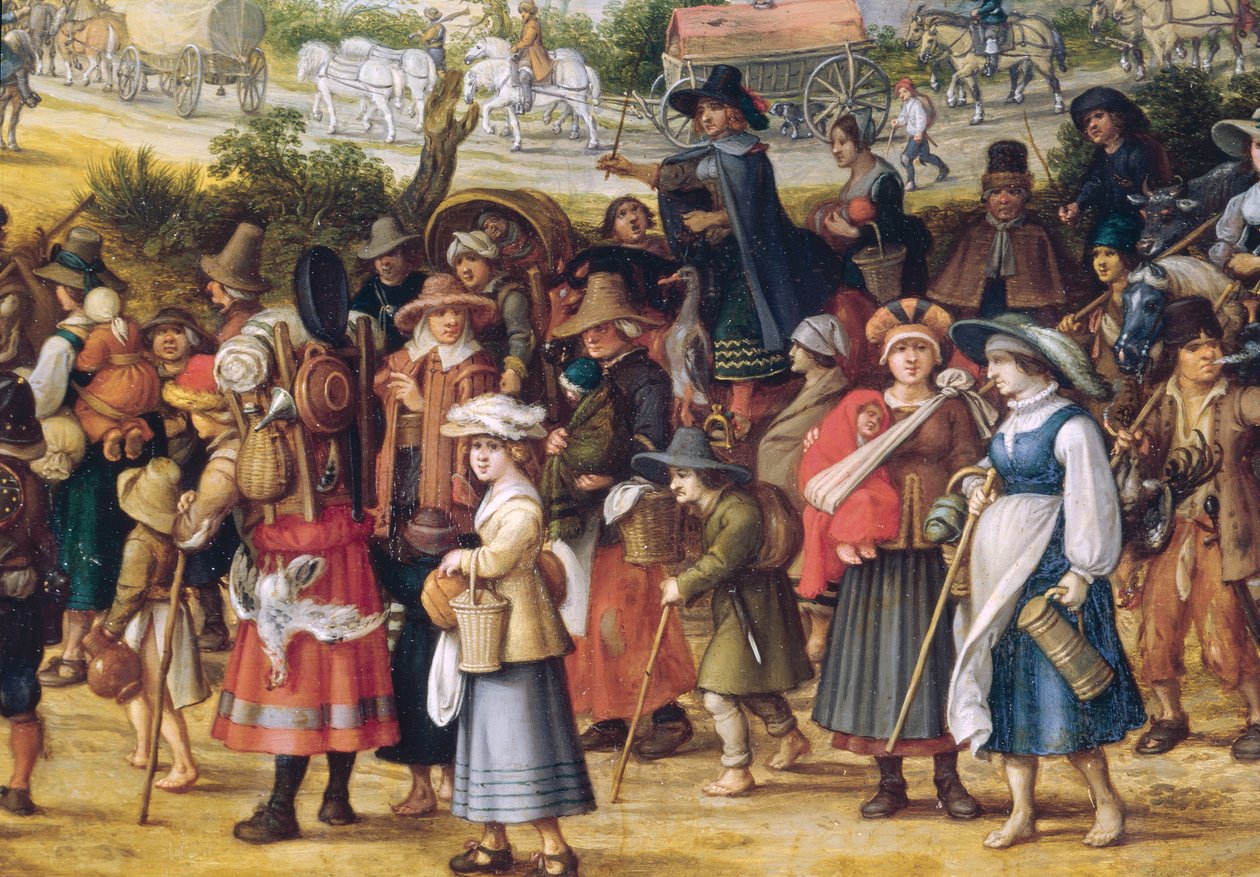 Krigsscenen (detalj av 242453) av Sebastian Vrancx