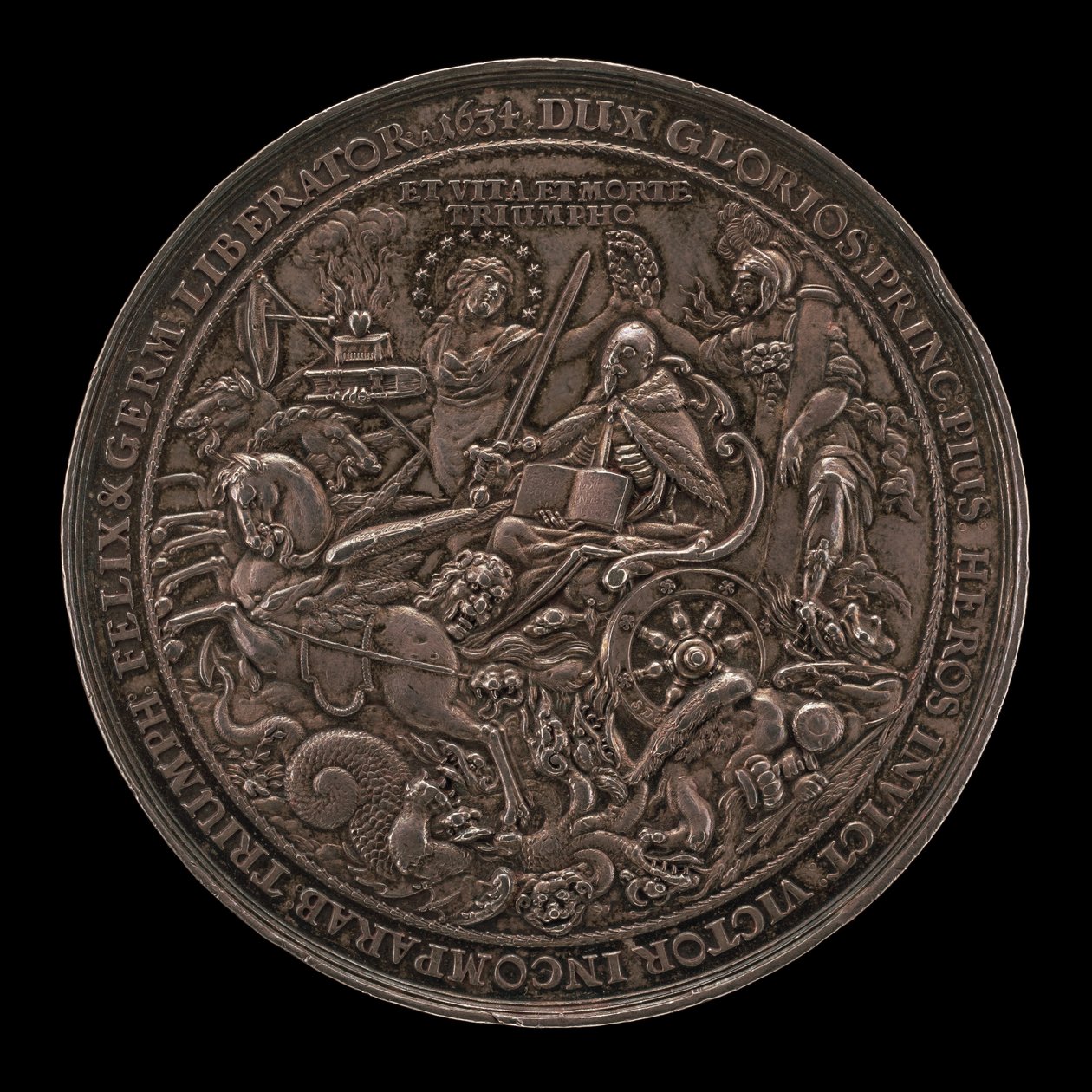 Kung Gustav Adolfs triumf [omvänd], 1634. av Sebastian Dadler