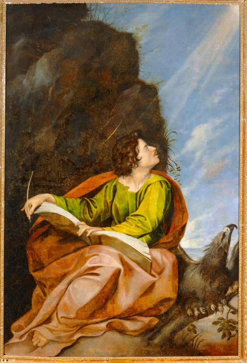 Saint John Divine (målning) av Sebastian de Herrera Barnuevo