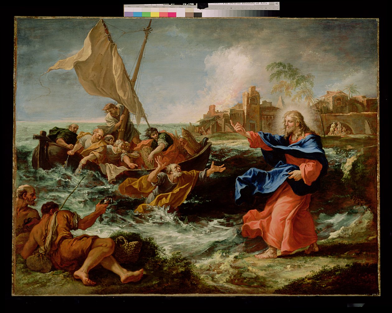 Kristus vid Galileiska sjön, 1695-97 av Sebastiano Ricci