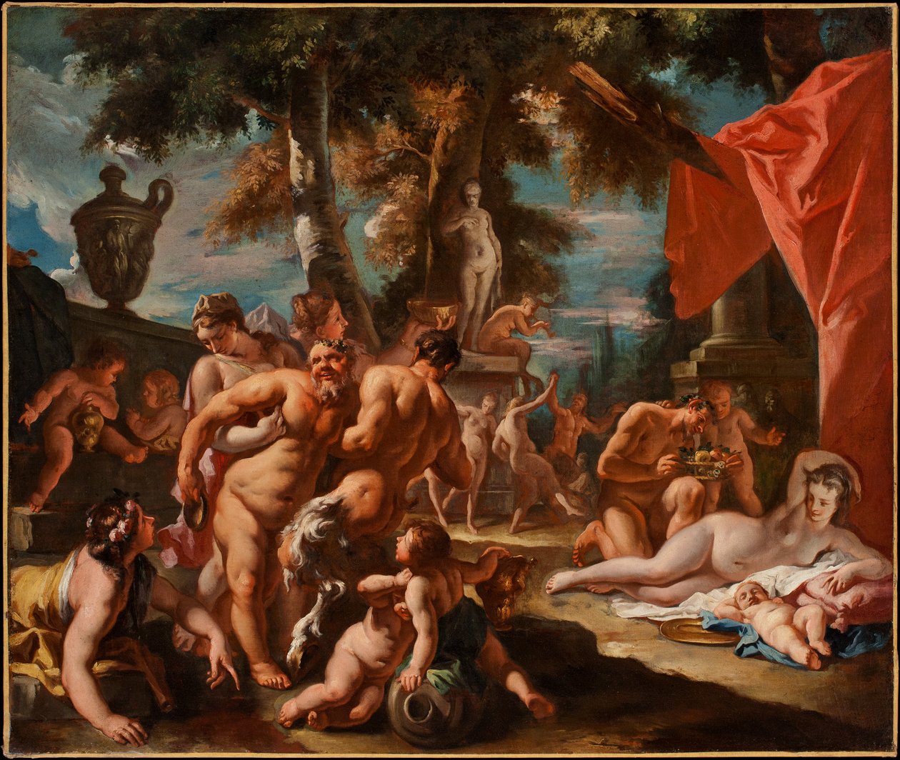 Feast of Silenus  av Sebastiano Ricci