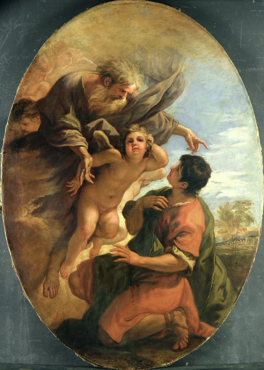 God appears to Moses in the Burning Bush, c.1695-1700  av Sebastiano Ricci