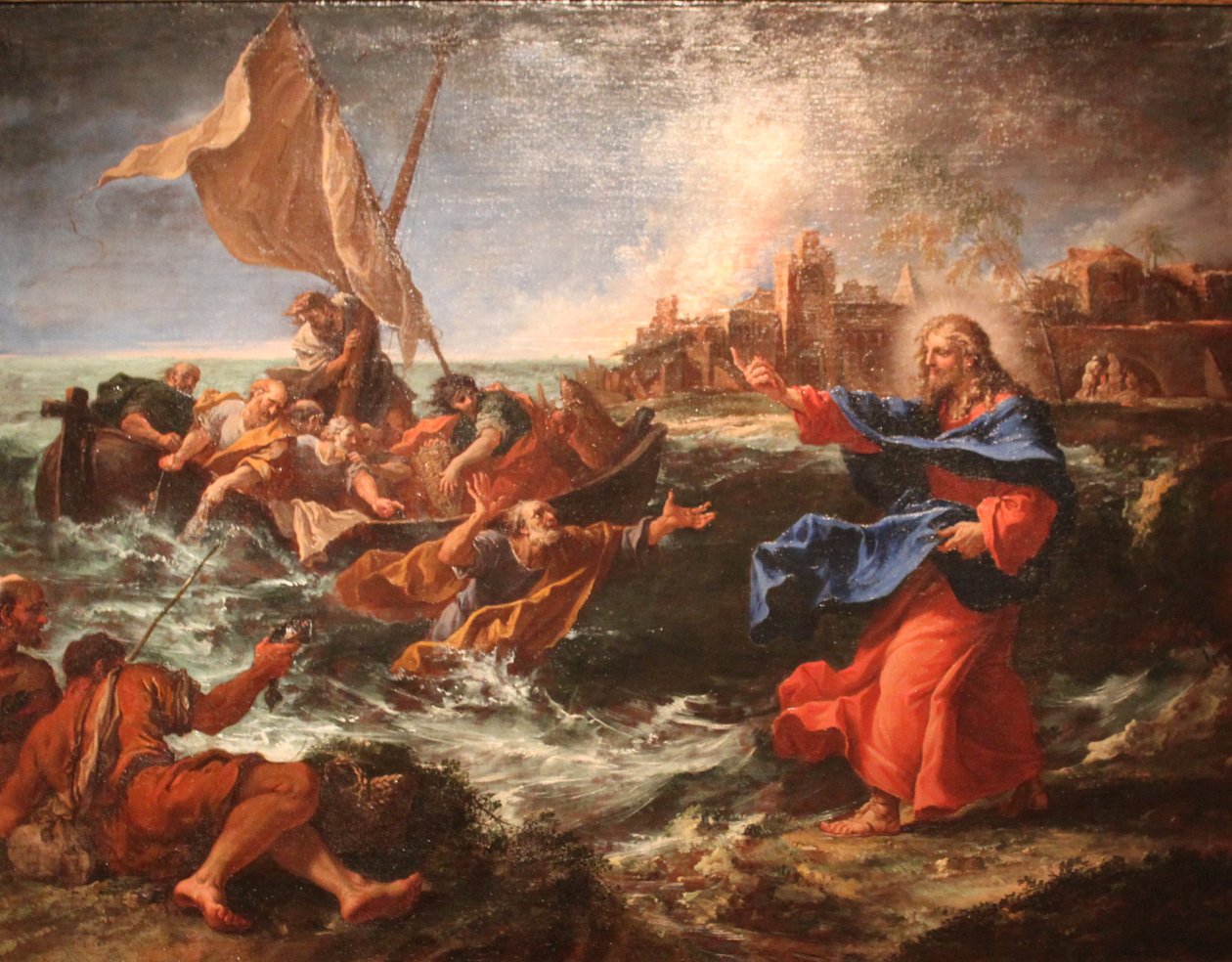 The Miraculous Draught of Fishes av Sebastiano Ricci
