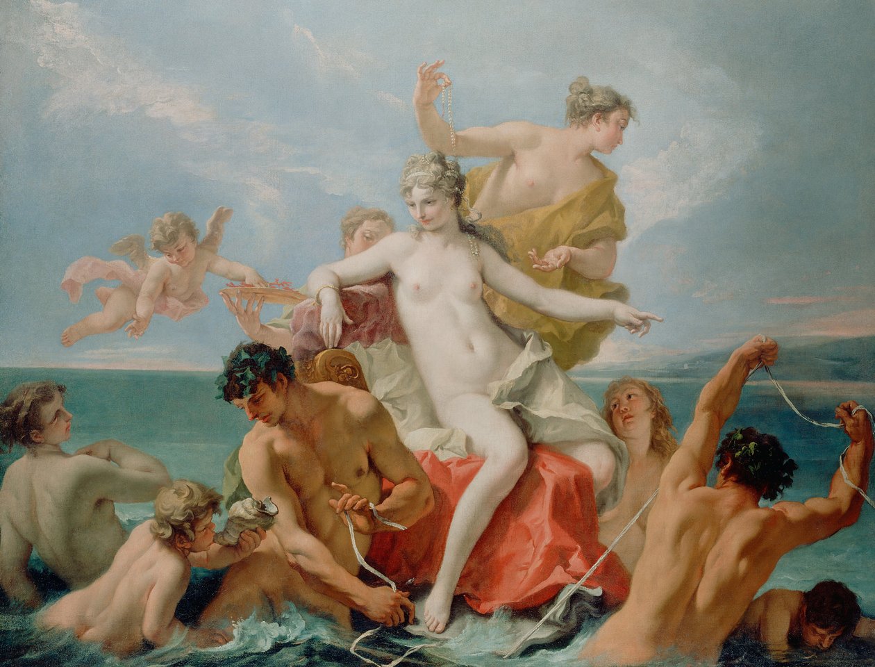 Triumph of the Marine Venus av Sebastiano Ricci
