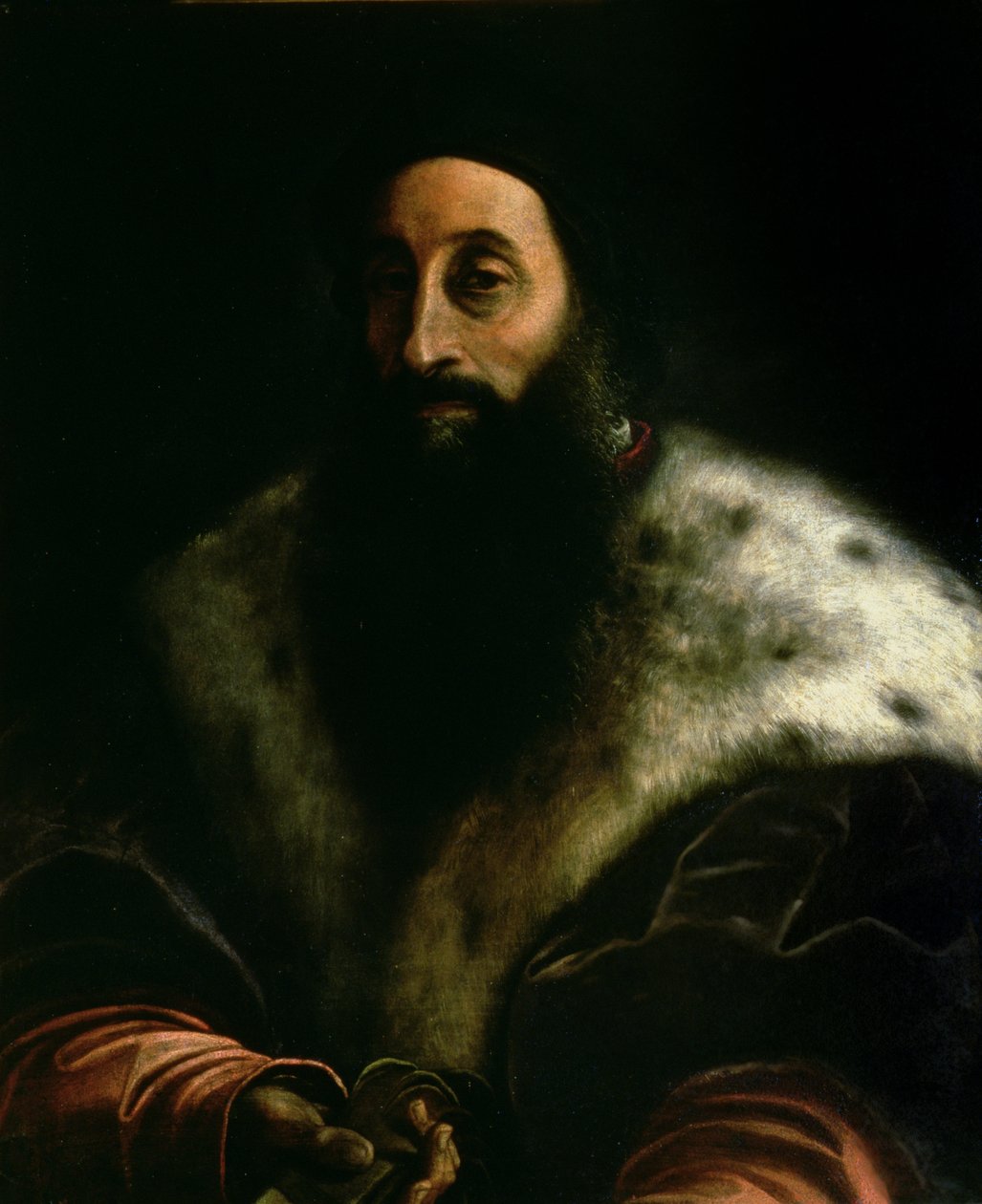Porträtt av Baccio Valori av Sebastiano del Piombo