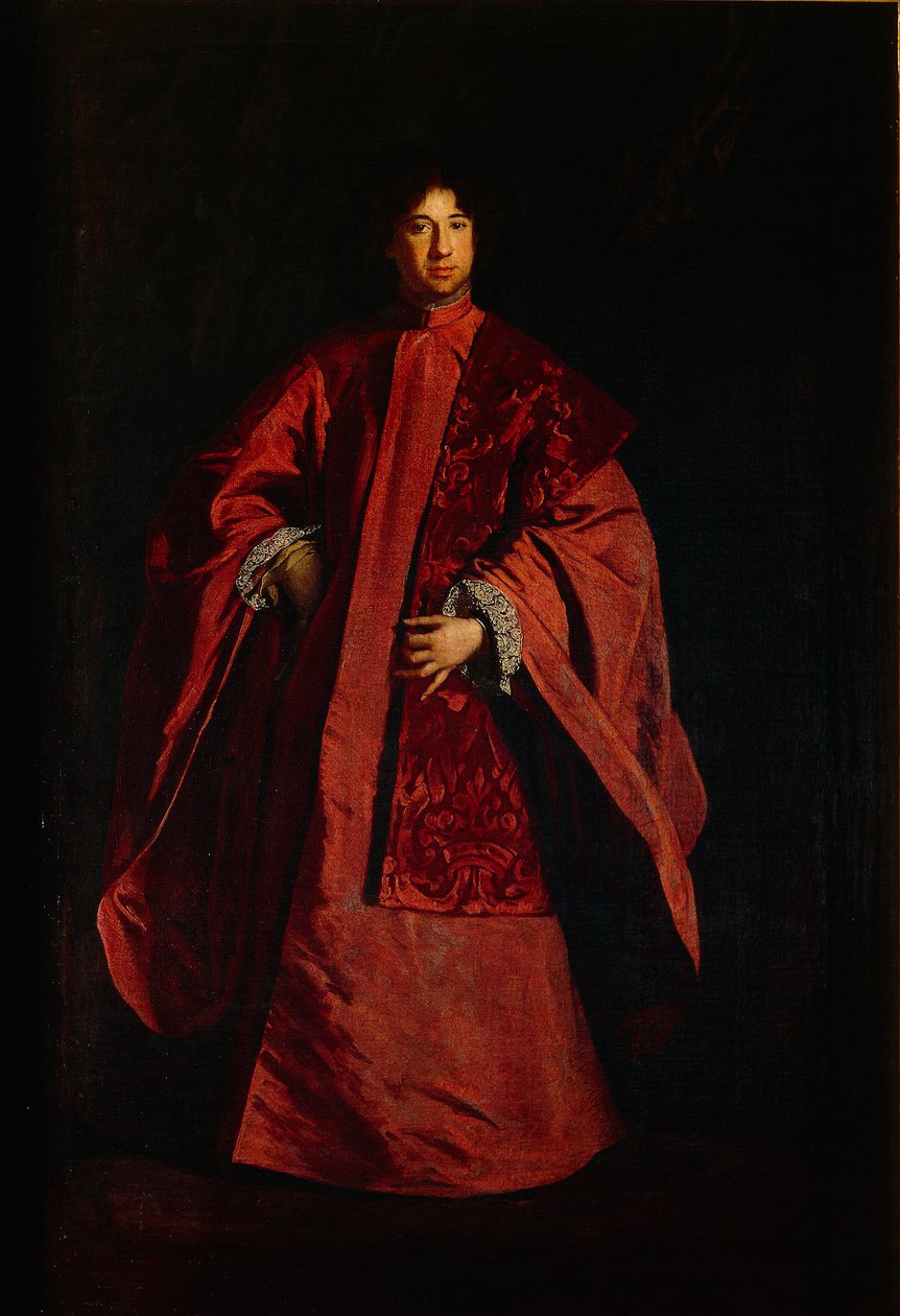 Porträtt av prokurator Gerolamo Querini Stampalia, av Sebastiano Bombelli (1635-1719), olja på duk av Sebastiano Bombelli