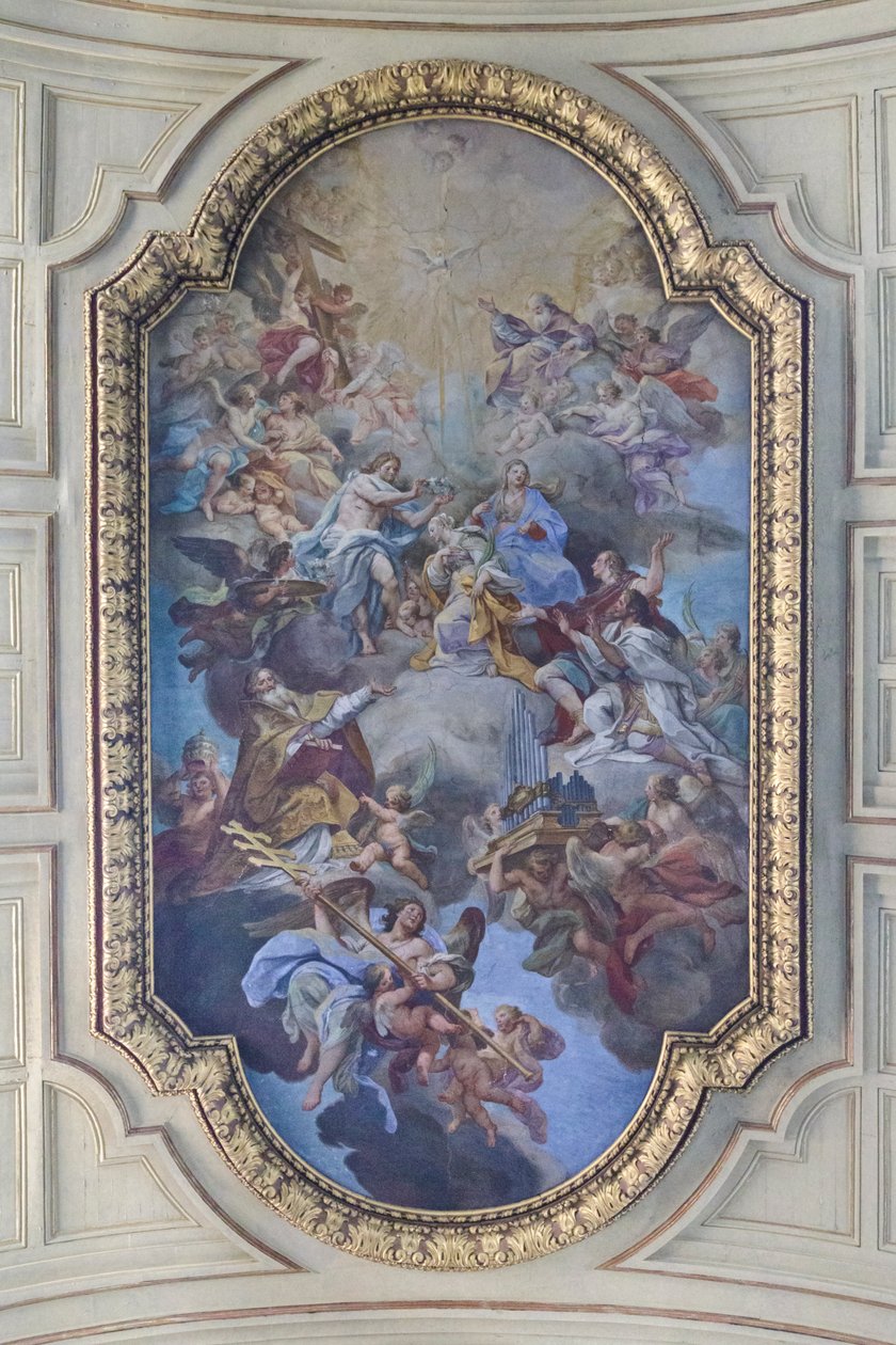 Santa Cecilias apoteos av Sebastiano Conca