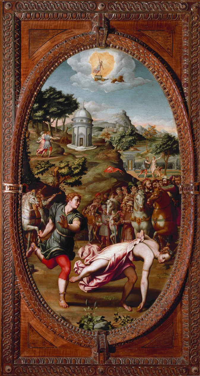 Atalante och Hippomene av Sebastiano Marsili