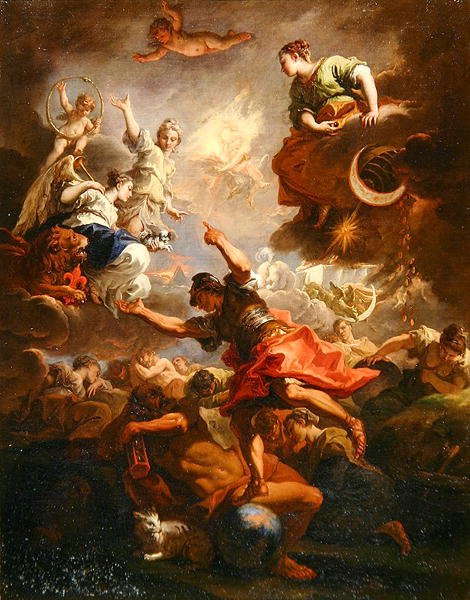 Allegory of Toscana, ca 1706 (olja på duk) av Sebastiano Ricci
