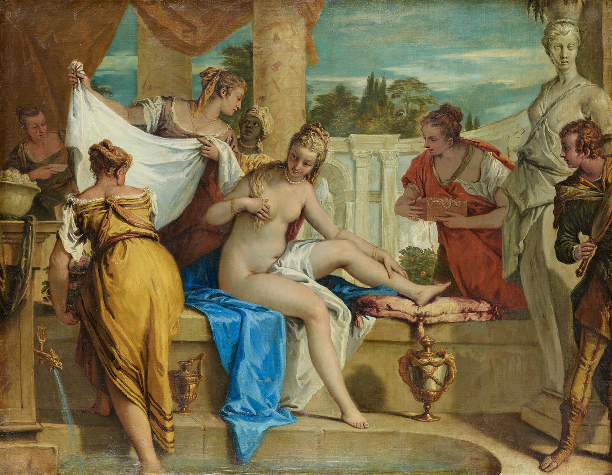 Batseba i badet av Sebastiano Ricci