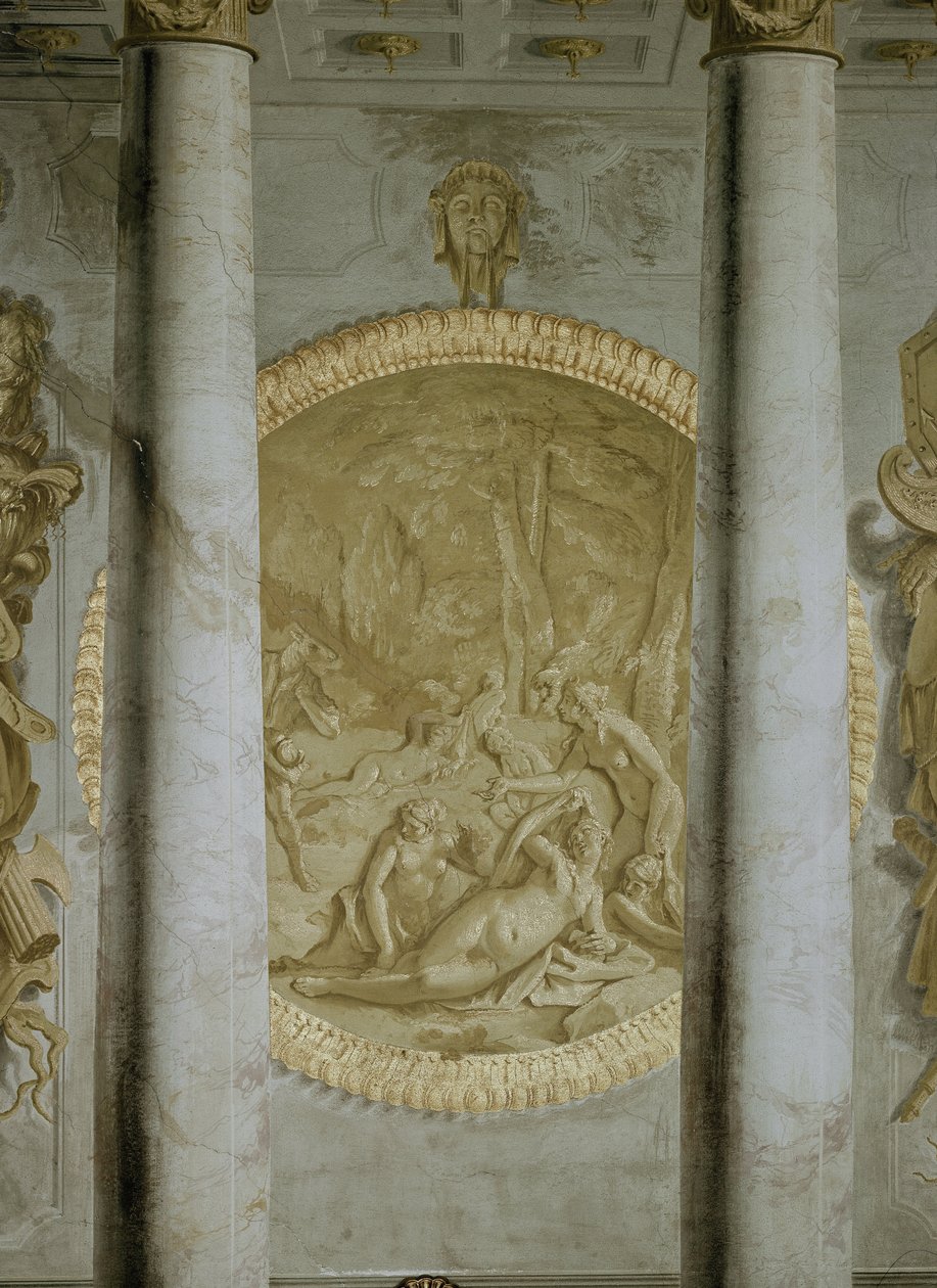 Diana och Actaeon (fresk av Sebastiano Ricci