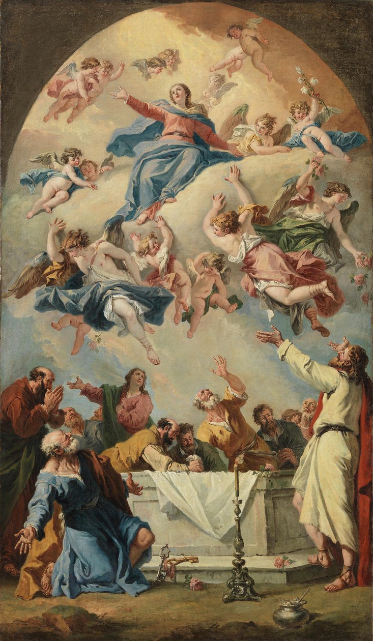 Die Himmelfahrt Mariens av Sebastiano Ricci