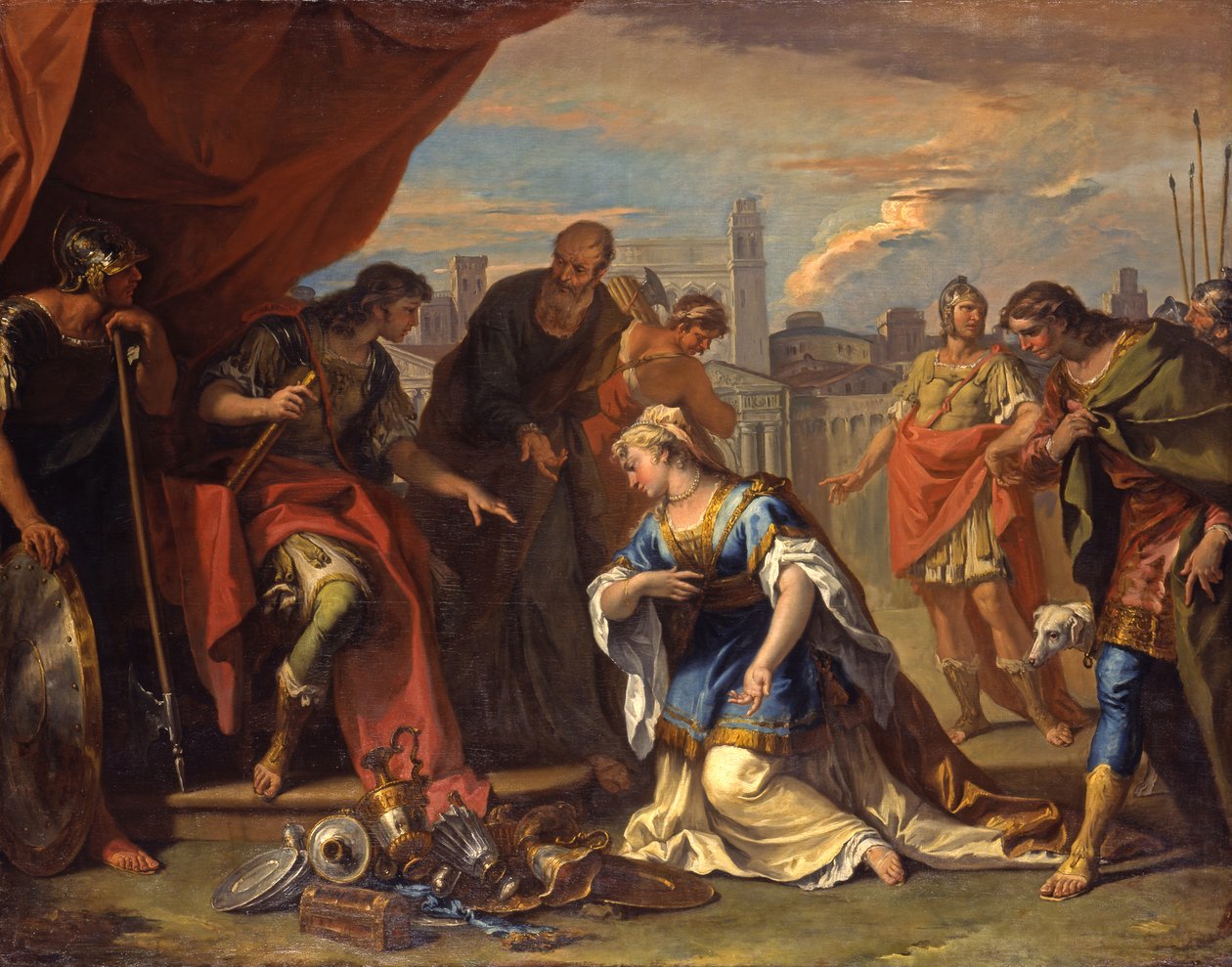 The Continence of Scipio, c.1708-1710 av Sebastiano Ricci