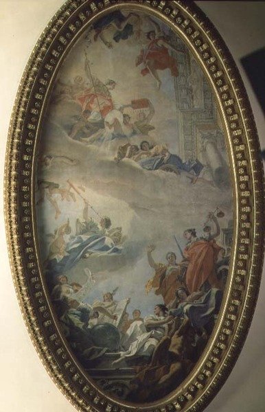 The Glorification of Science (olja på duk) av Sebastiano Ricci