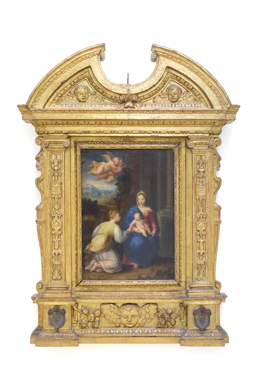 S:ta Katarinas bröllop (målning) av Sebastiano called Bastianino Filippi