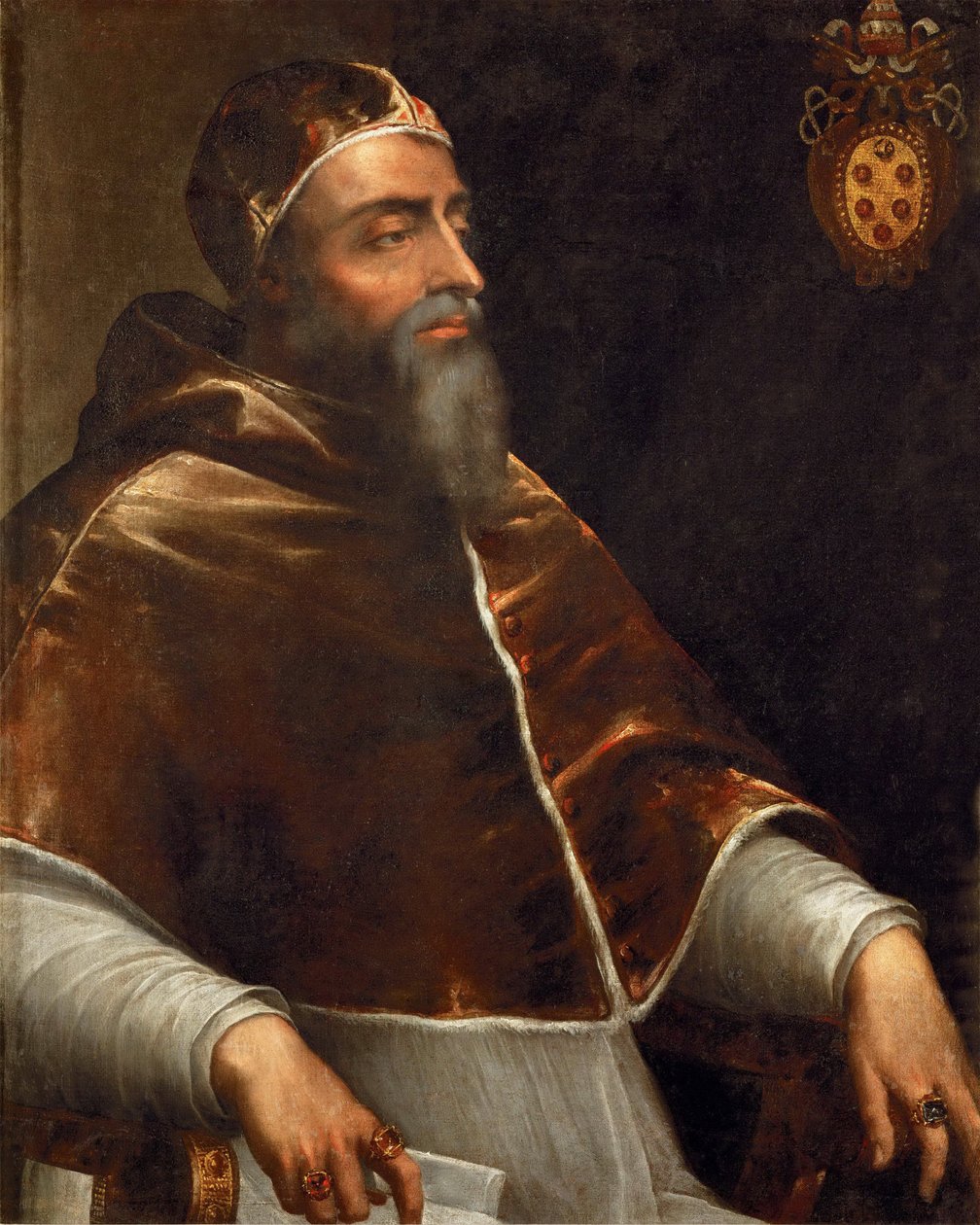 Porträtt av påven Clemens VII (1478-1534) (Jules de Medicis ou Giulio di Giuliano de Medici) - Piombo, Sebastiano del av Sebastiano del (circle of) Piombo