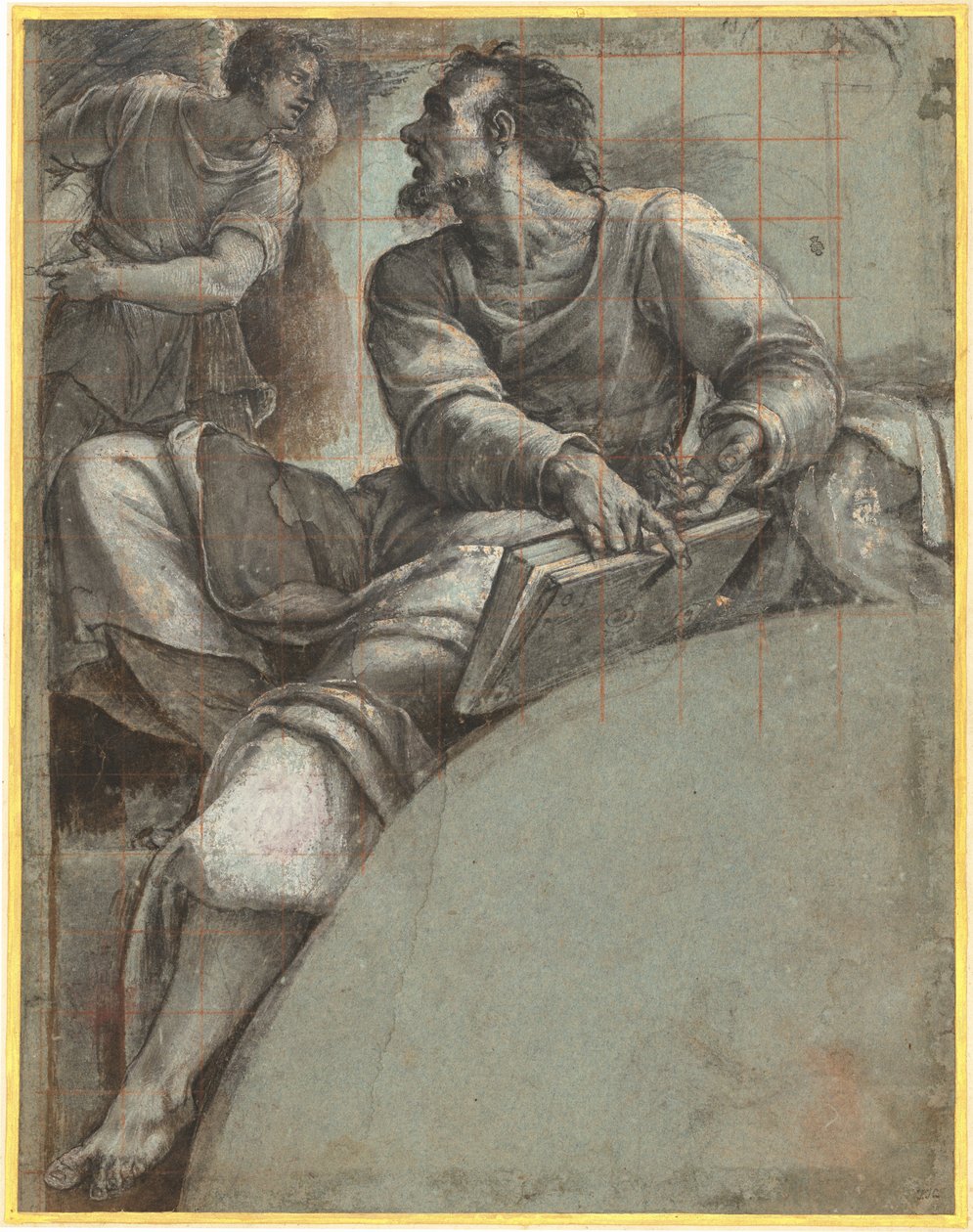 En profet tilltalad av en ängel av Sebastiano del Piombo