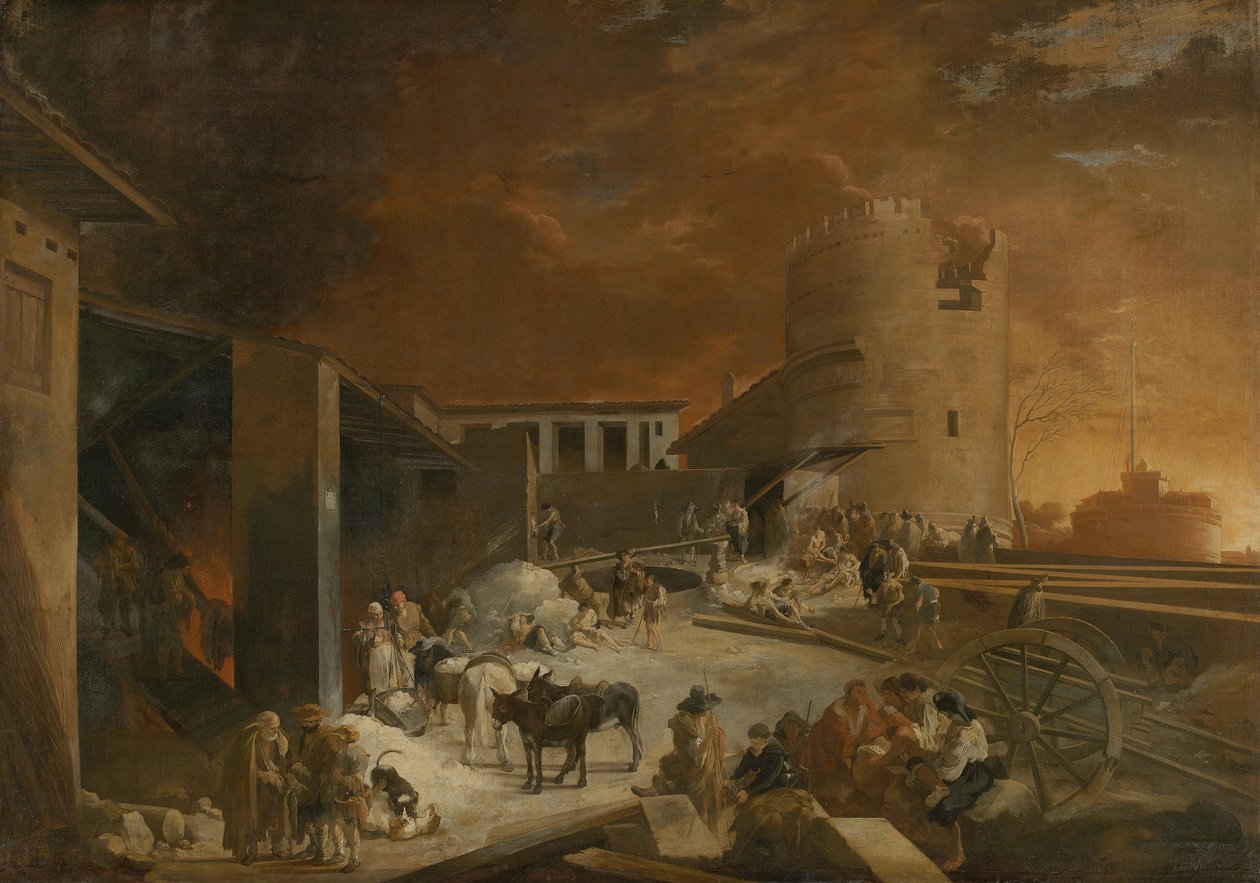En romersk kalkugn av Sébastien Bourdon