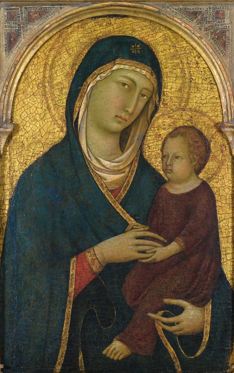 Madonna and Child av Segna di Bonaventura