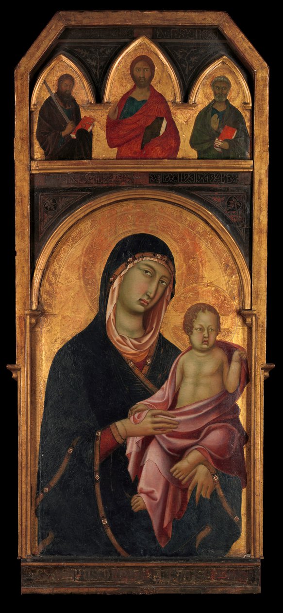 Madonna och barn, ca. 1320. av Segna di Buonaventura