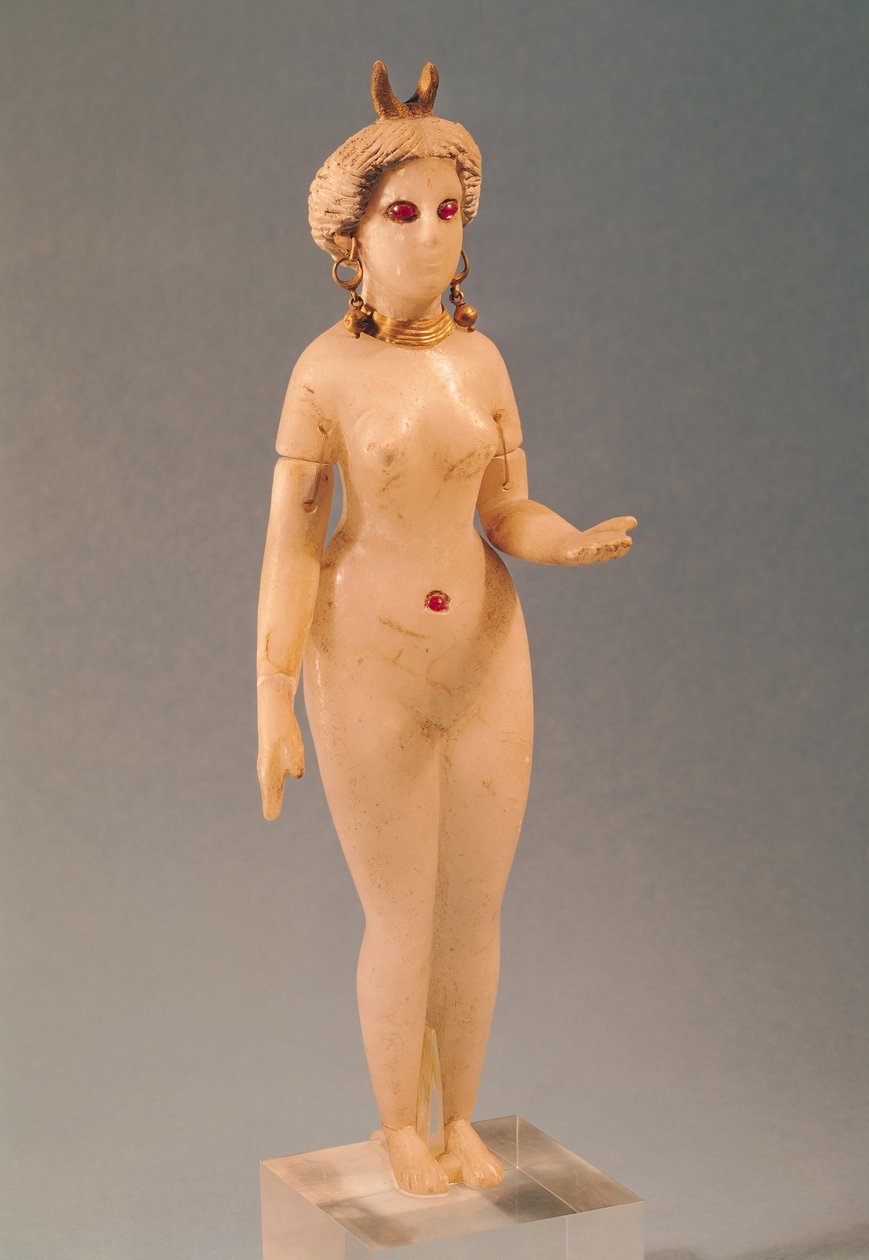 Statyett av Astarte, 3:e-2:a århundradet f.Kr. (alabaster) av Seleucid