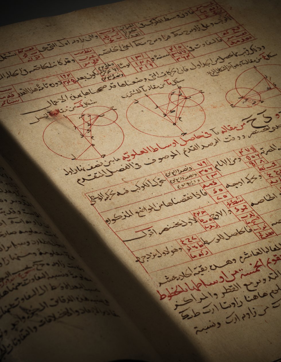 Ett kompendium av avhandlingar om astronomi och matematik av Nasir Al-Din Muhammad bin Al-Hasan Al-Tusi av Seljuq Dynasty