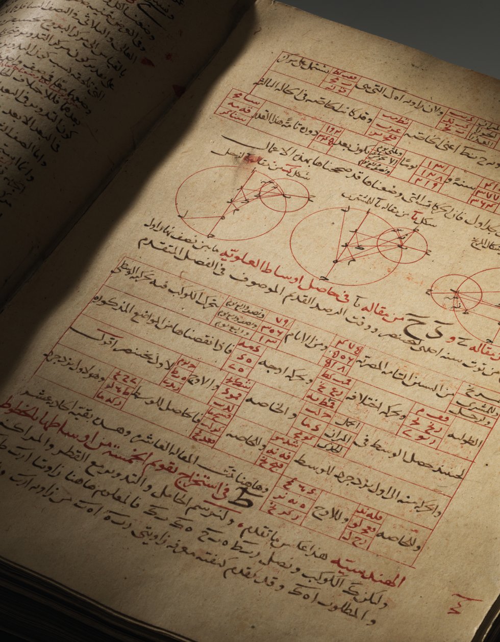 Ett kompendium av avhandlingar om astronomi och matematik av Nasir Al-Din Muhammad bin Al-Hasan Al-Tusi av Seljuq Dynasty