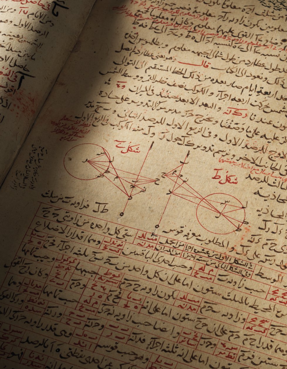 Ett kompendium av avhandlingar om astronomi och matematik av Nasir Al-Din Muhammad bin Al-Hasan Al-Tusi av Seljuq Dynasty