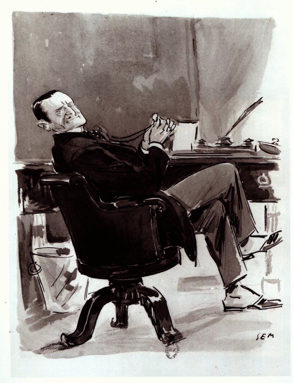 Georges Courteline (1858-1929) av Sem