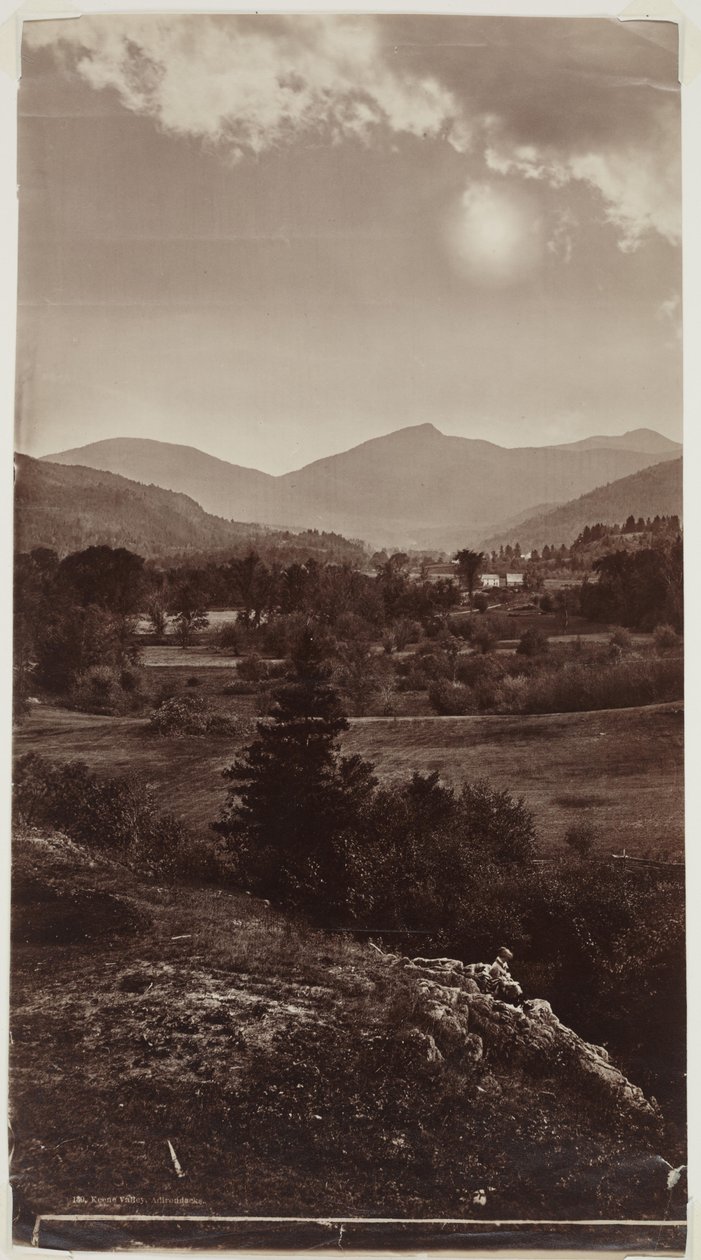 Keene Valley, Adirondacks (albumintryck) av Seneca Ray Stoddard