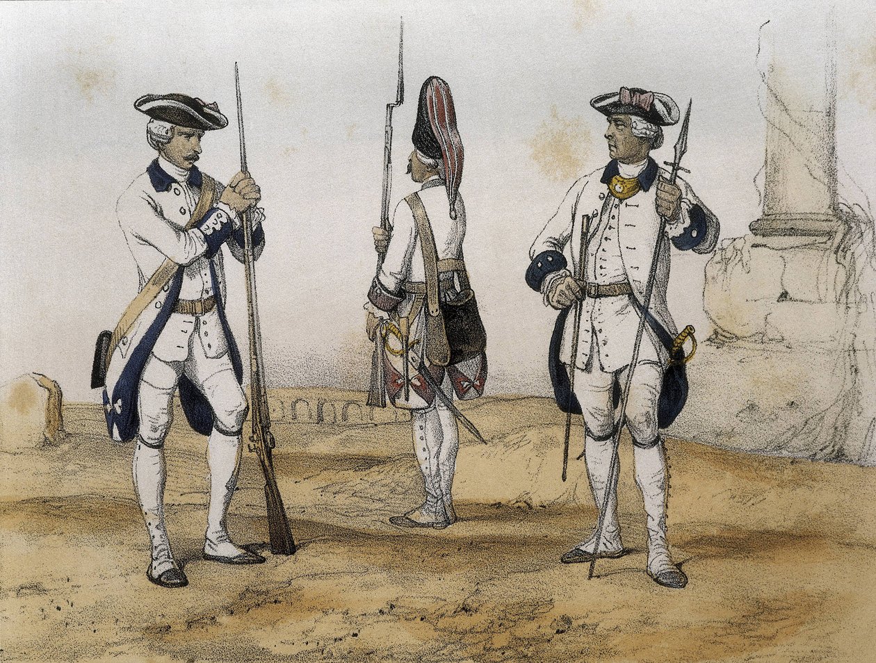 Linjeinfanterister under Karl III av Spaniens regeringstid av Serafin Maria Earl of Clonard De Sotto