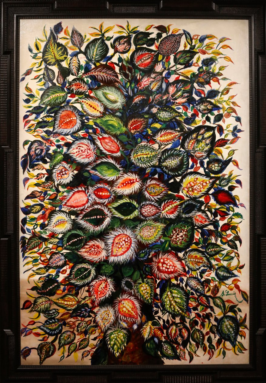 Blad 1928-29 (olja på duk) av Seraphine Louis