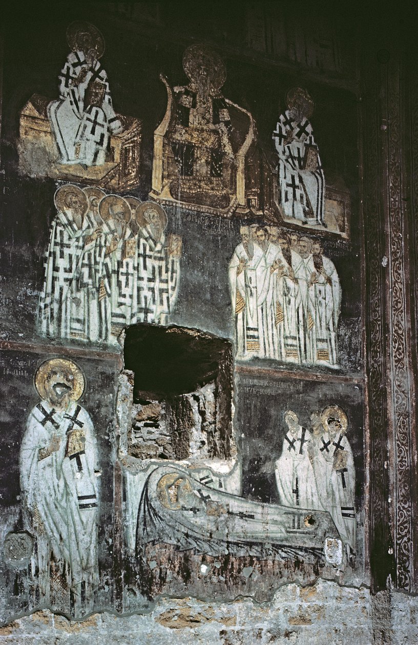 Församling av Stefan Nemanja, tidigt 1200-tal av Serbian School