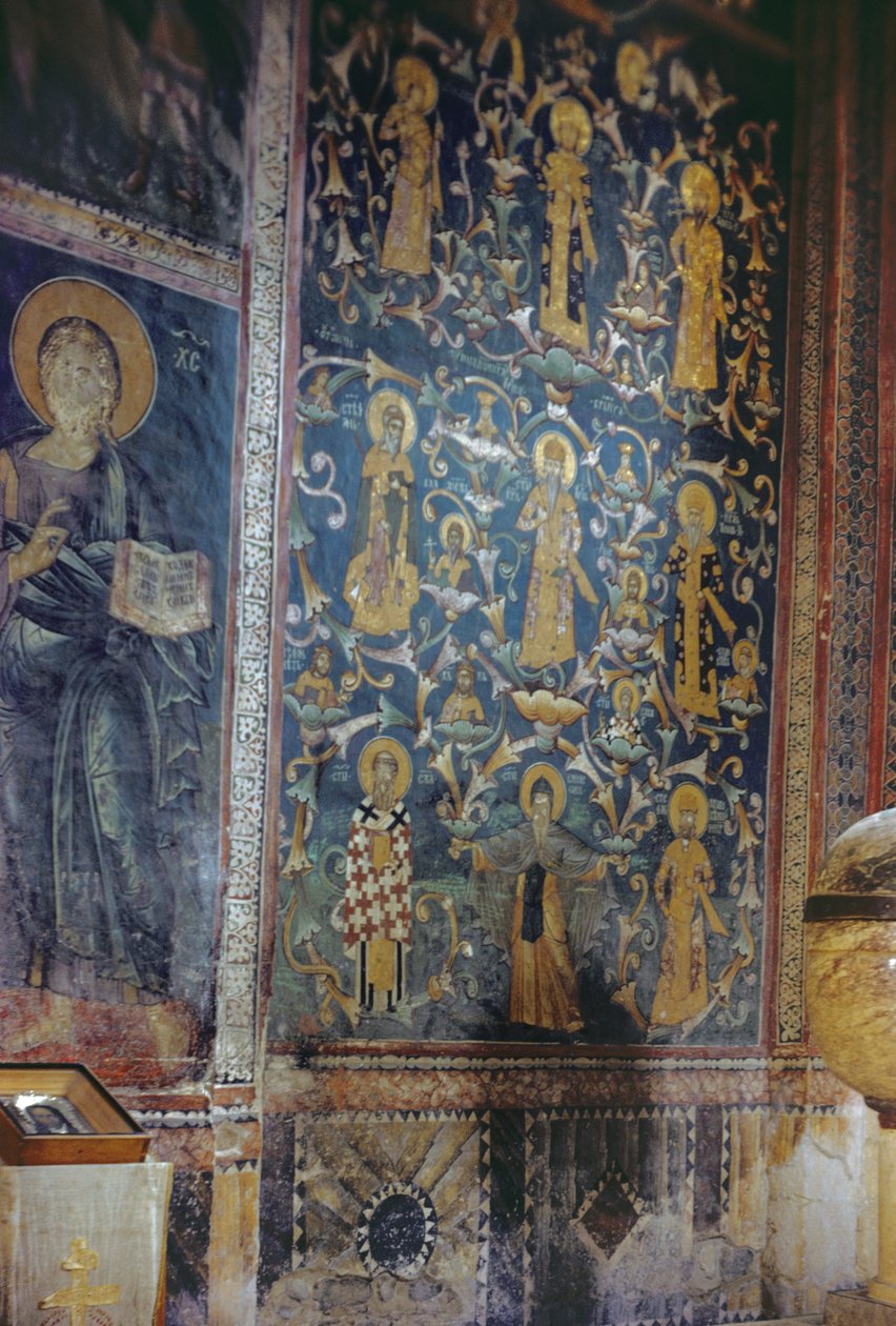 Nemanjic släktträd, 1335-48 av Serbian School