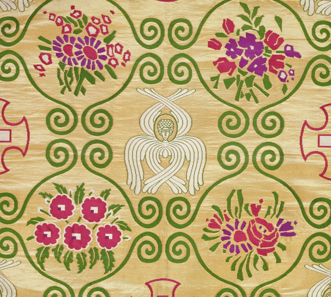 Olovyanishnikov Manufactory Gold Brocade, början av 1900-talet (textil) av Sergei Vashkov